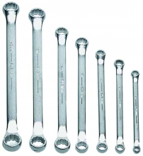 Williams JHWWS-7707 - 7 pc SAE Double Head 10Â° Offset Box End Wrench Set