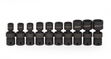 Williams JHW36910 - 10 pc 3/8" Drive 6-Point Metric Universal Socket Set