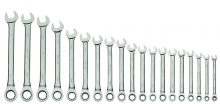 Williams JHMWS1125NRC - 19 pc Metric Combination Ratcheting Wrench Set