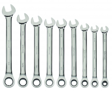 Williams JHWS-1120NRC - 9 pc SAE Combination Ratcheting Wrench Set