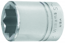 Williams JHWST-836 - 1/2" Drive 8-Point SAE 1-1/8" Shallow Socket