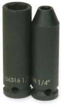 Williams JHW36308 - 3/8" Drive SAE 1/4" Impact Deep Socket