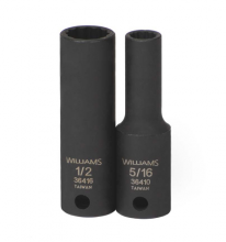 Williams JHW36416 - 3/8" Drive SAE 1/2" Impact Deep Socket