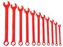 Williams JHWWS1171RSC - 11 pc SAE SUPERCOMBO® High Visibility Red Combination Wrench Set