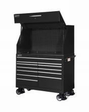 Williams 50885B - 54 Wide x 24-1/2 Deep 12 Drawer Roll Cabinet, Heavy Industrial, Black