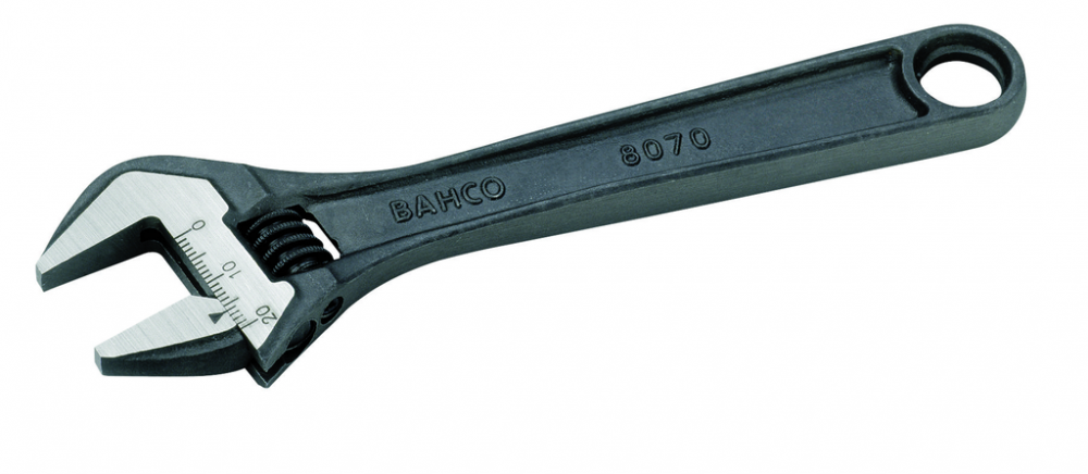 Black Adjustable Wrench 8&#34;<span class=' ItemWarning' style='display:block;'>Item is usually in stock, but we&#39;ll be in touch if there&#39;s a problem<br /></span>