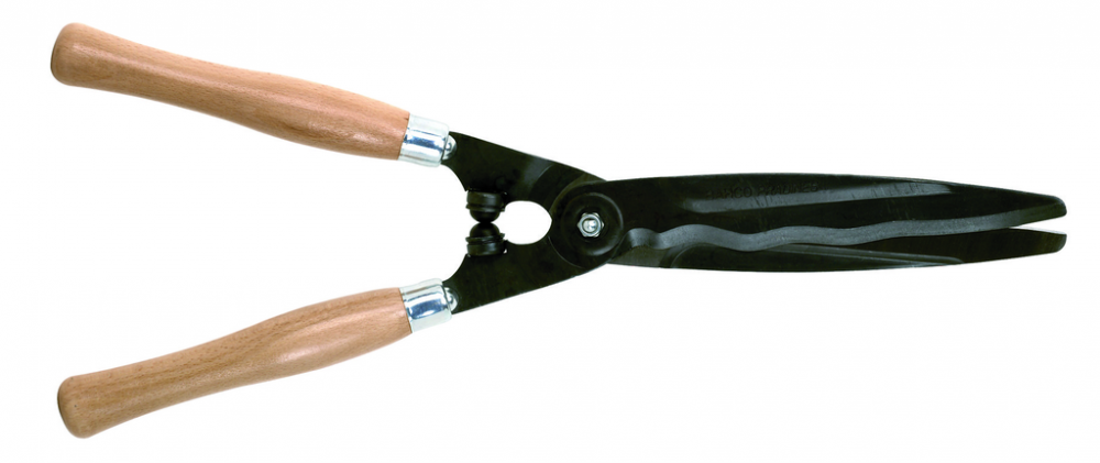 Pro Hedge Shear Wooden Handles, Wavy Blades<span class=' ItemWarning' style='display:block;'>Item is usually in stock, but we&#39;ll be in touch if there&#39;s a problem<br /></span>