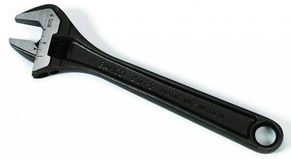 8&#34; SAE Adjustable Industrial Black Finish Wrench<span class=' ItemWarning' style='display:block;'>Item is usually in stock, but we&#39;ll be in touch if there&#39;s a problem<br /></span>