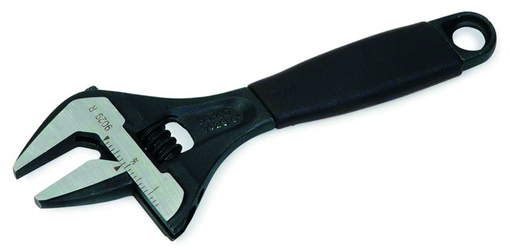 6&#34; SAE Ergoâ„¢ Big Mouth Thin Jaw Adjustable Wrench<span class=' ItemWarning' style='display:block;'>Item is usually in stock, but we&#39;ll be in touch if there&#39;s a problem<br /></span>