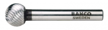 Bahco BAHHSGD1009M - 3/8" Diameter Of Head High Speed Steel Rotary Burrs Spherical Medium Toothing