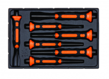 Bahco BAH3734BMS/7 - 7 Pc Soft Grip Pin Punch Set