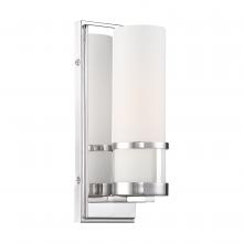 Nuvo 60/6788 - Caryle - 1 Light Vanity - with Etched Opal Glass - Polished Nickel Finish