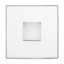 Nuvo 62/1529 - 31.5 watt; 17" Flush Mount LED Fixture; Square Shape; Polished Nickel Finish