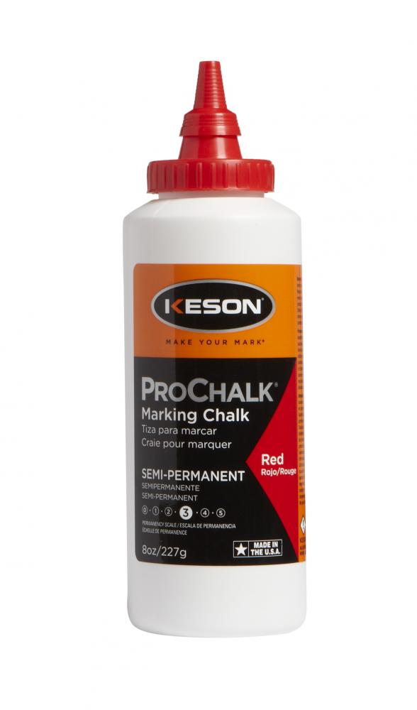 PROCHALK® LEVEL 3, SEMI-PERMANENT, RED, 8 OZ<span class=' ItemWarning' style='display:block;'>Item is usually in stock, but we&#39;ll be in touch if there&#39;s a problem<br /></span>