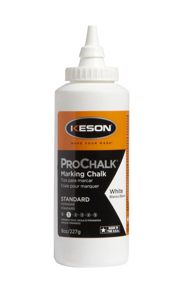 PROCHALK® LEVEL 1, STANDARD, WHITE, 8 OZ<span class=' ItemWarning' style='display:block;'>Item is usually in stock, but we&#39;ll be in touch if there&#39;s a problem<br /></span>