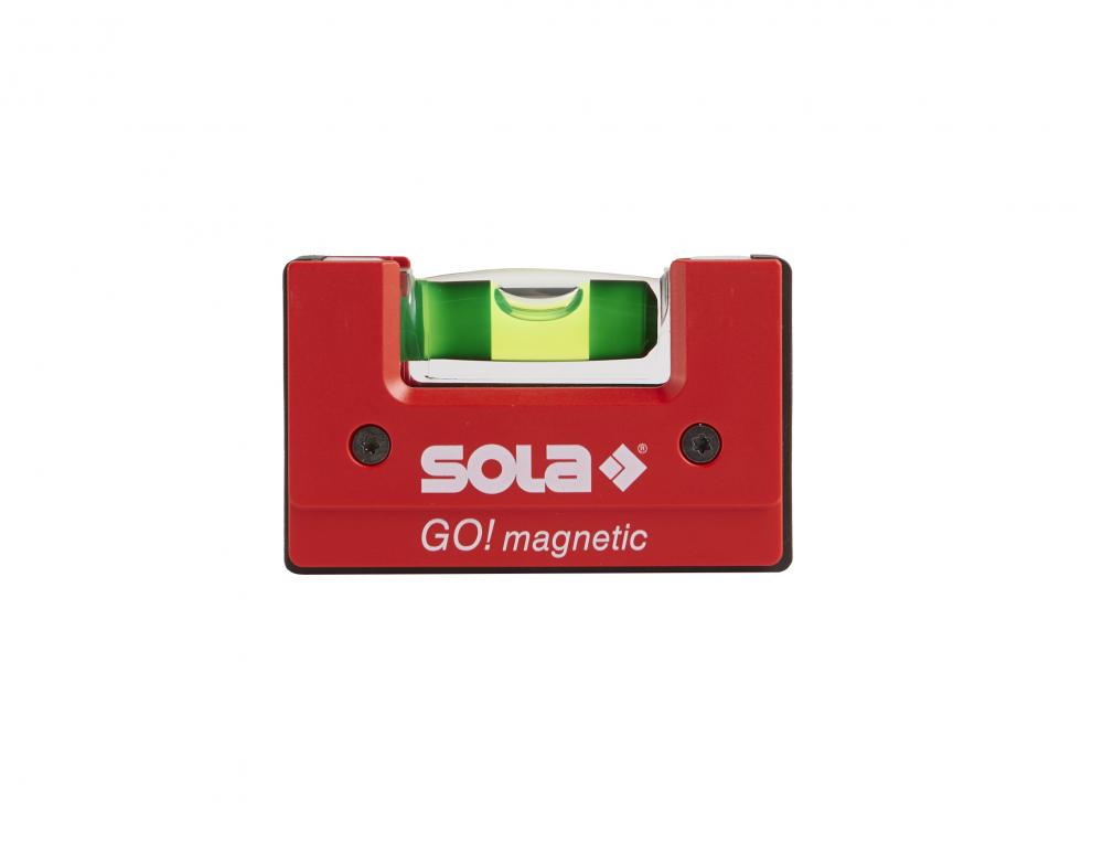 SOLA, GO! MAGNETIC POCKET LEVEL W/CLIP, 3&#34;, 1 FOCUS-60 VIAL<span class=' ItemWarning' style='display:block;'>Item is usually in stock, but we&#39;ll be in touch if there&#39;s a problem<br /></span>