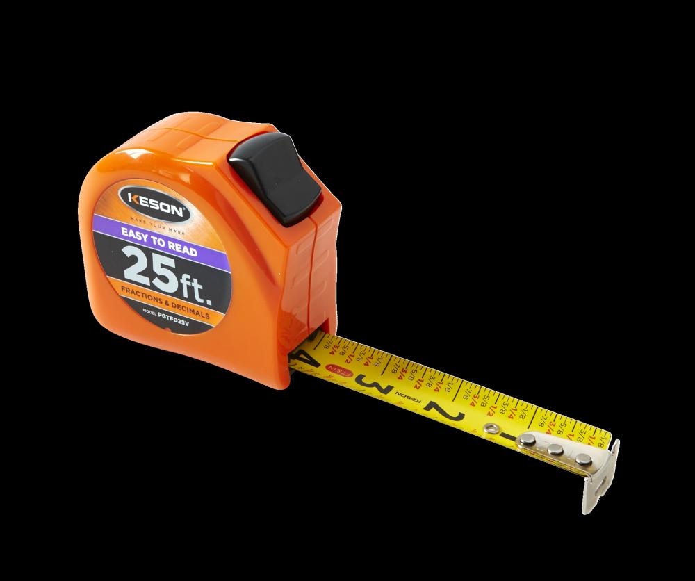 30 FT x 1 IN, TOGGLE LOCK, NYLON COATED STEEL BLADE, UNITS: FT, 1/8, 1/16, ORANGE<span class=' ItemWarning' style='display:block;'>Item is usually in stock, but we&#39;ll be in touch if there&#39;s a problem<br /></span>