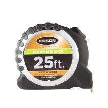 Keson PG1825ALV - 25 FT x 1 IN, AUTOLOCK, NYLON COATED STEEL BLADE, UNITS: FT, 1/8, 1/16, ORANGE