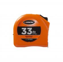 Keson PGT1033V - 33 FT x 1 IN, NYLON COATED STEEL BLADE, UNITS: FT, 1/10, 1/100, ORANGE