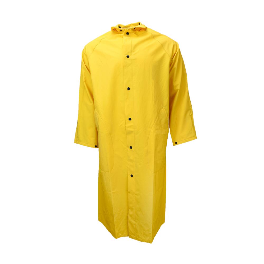 1650C Economy Series 48&#34; Rain Coat - Safety Yellow - Size M<span class=' ItemWarning' style='display:block;'>Item is usually in stock, but we&#39;ll be in touch if there&#39;s a problem<br /></span>