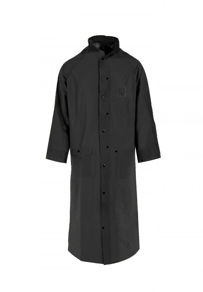 1790C Economy Series 60&#34; Rain Coat - Black - Size 5X<span class=' ItemWarning' style='display:block;'>Item is usually in stock, but we&#39;ll be in touch if there&#39;s a problem<br /></span>