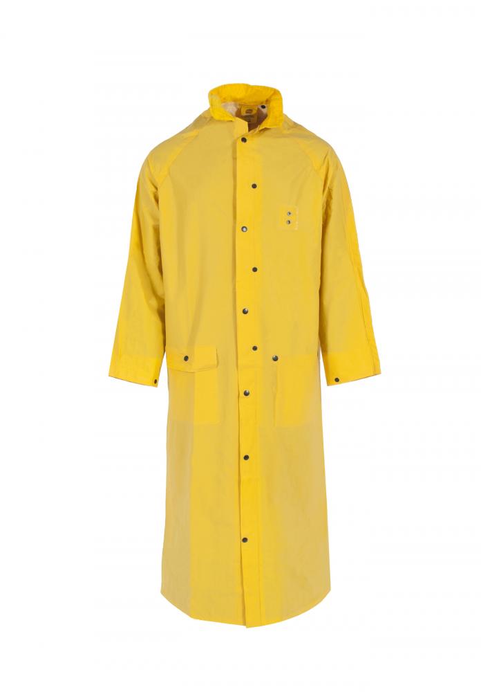 1790C Economy Series 60&#34; Rain Coat - Safety Yellow - Size 5X<span class=' ItemWarning' style='display:block;'>Item is usually in stock, but we&#39;ll be in touch if there&#39;s a problem<br /></span>