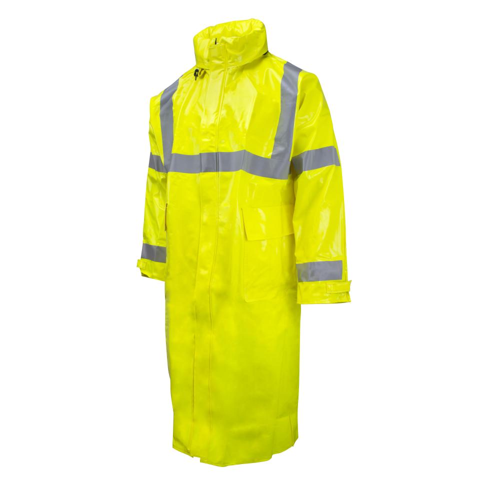 227AC Dura Arc I Coat with Attached Hood - Hi-Vis Lime - Size M<span class=' ItemWarning' style='display:block;'>Item is usually in stock, but we&#39;ll be in touch if there&#39;s a problem<br /></span>