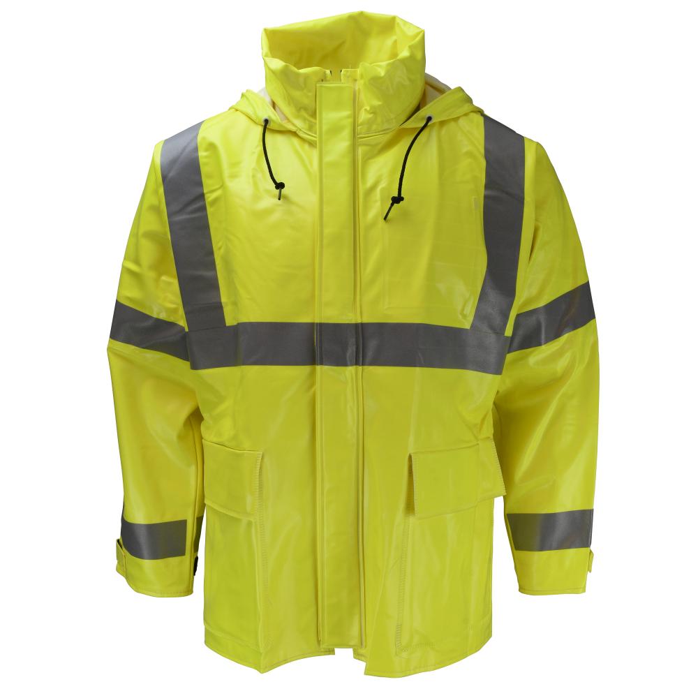 267AJ Dura Arc II Jacket with Attached Hood - Hi-Vis Lime - Size XL<span class=' ItemWarning' style='display:block;'>Item is usually in stock, but we&#39;ll be in touch if there&#39;s a problem<br /></span>