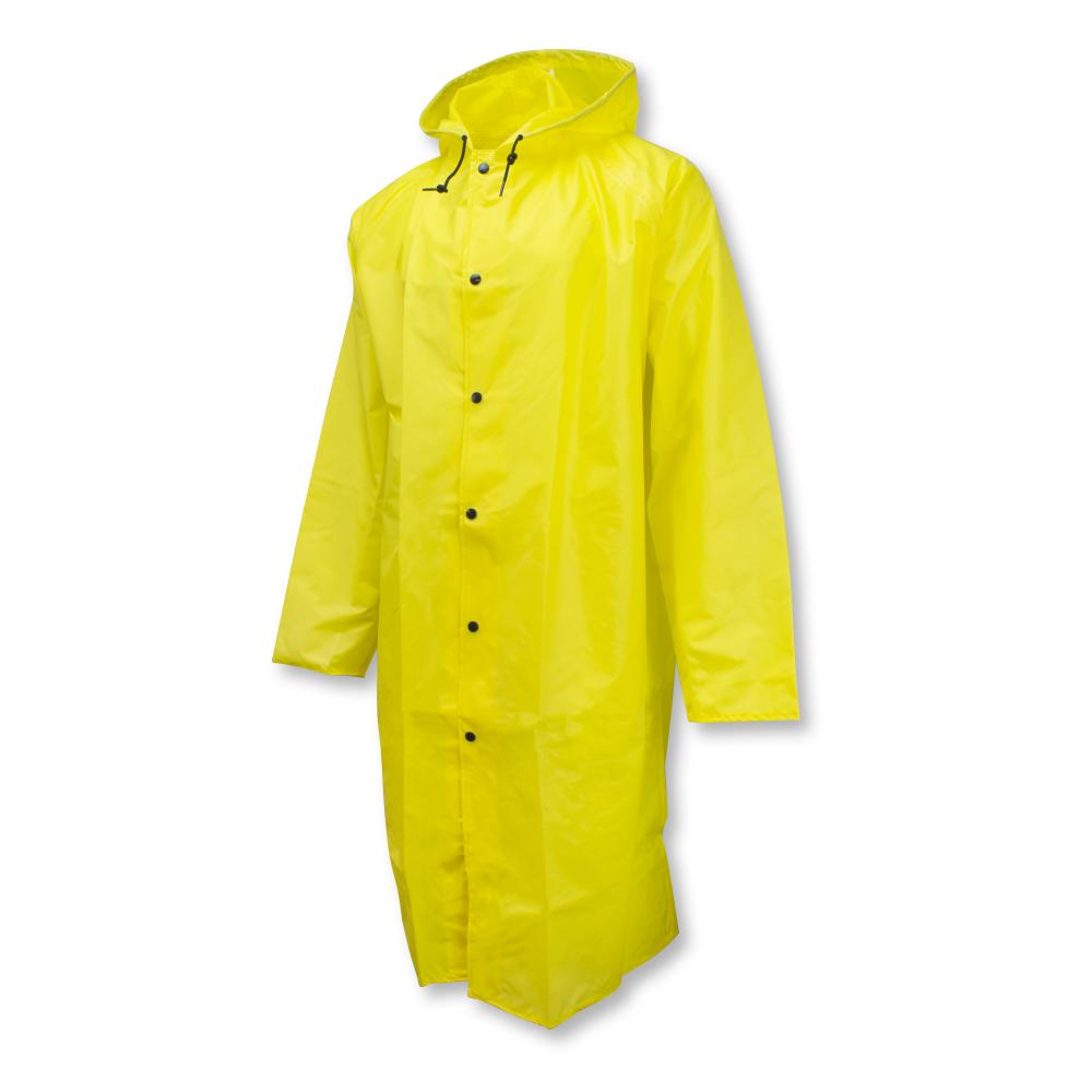 275AC Tuff Wear Coat with Attached Hood - Safety Yellow - Size 4X<span class=' ItemWarning' style='display:block;'>Item is usually in stock, but we&#39;ll be in touch if there&#39;s a problem<br /></span>