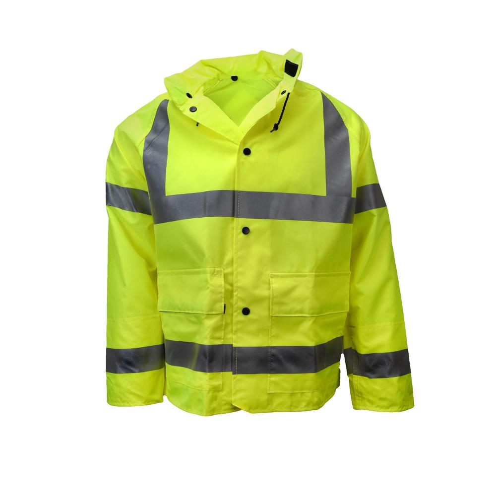 7002AJ Telcom series Jacket with Hood - Lime - Size 4X<span class=' ItemWarning' style='display:block;'>Item is usually in stock, but we&#39;ll be in touch if there&#39;s a problem<br /></span>