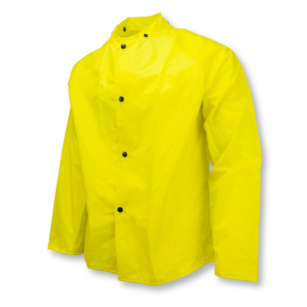 375SJ Cool Wear Jacket with Snaps for Hood - Safety Yellow - Size S<span class=' ItemWarning' style='display:block;'>Item is usually in stock, but we&#39;ll be in touch if there&#39;s a problem<br /></span>