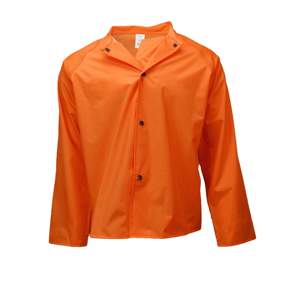 77SJ Sani Light Jacket with Snaps - Orange - Size 3X<span class=' ItemWarning' style='display:block;'>Item is usually in stock, but we&#39;ll be in touch if there&#39;s a problem<br /></span>