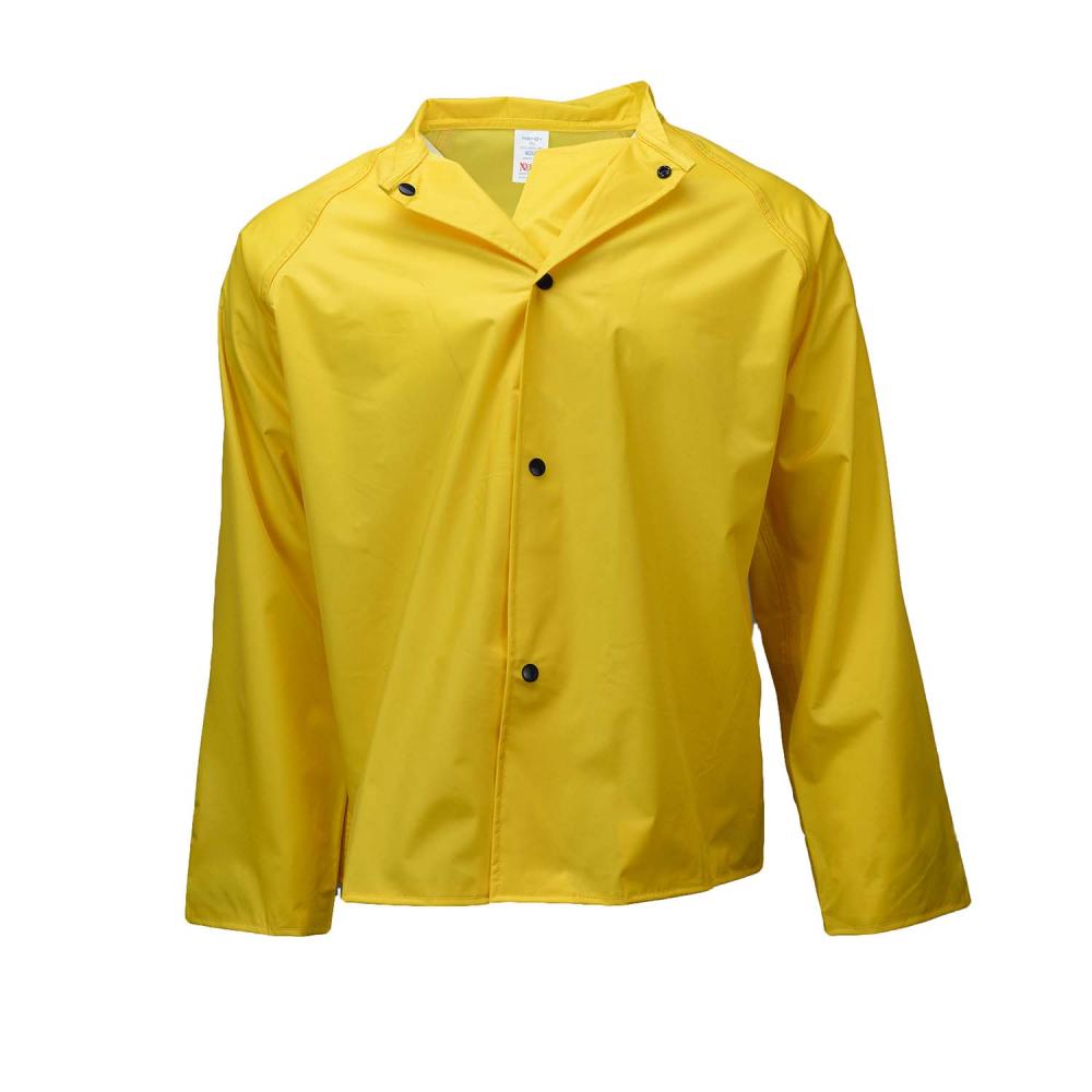 77SJ Sani Light Jacket with Snaps - Safety Yellow - Size M<span class=' ItemWarning' style='display:block;'>Item is usually in stock, but we&#39;ll be in touch if there&#39;s a problem<br /></span>