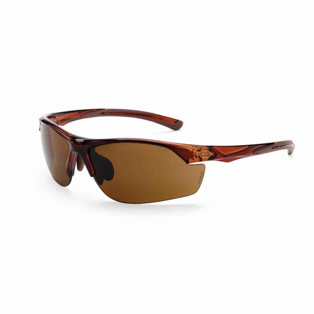 AR3 Premium Safety Eyewear - Crystal Brown Frame - Super Dark Brown Lens<span class=' ItemWarning' style='display:block;'>Item is usually in stock, but we&#39;ll be in touch if there&#39;s a problem<br /></span>