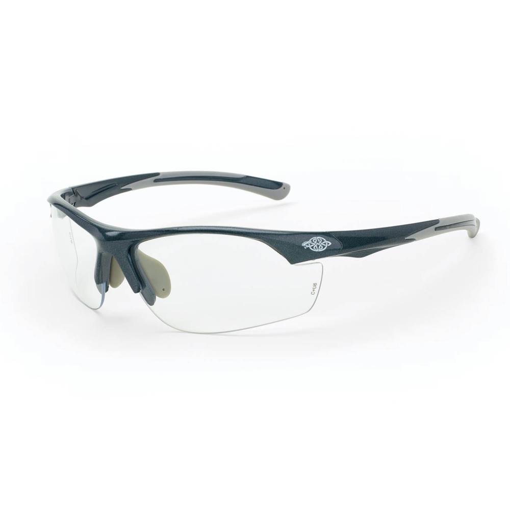 AR3 Premium Safety Eyewear - Shiny Pearl Gray Frame - Clear Lens<span class=' ItemWarning' style='display:block;'>Item is usually in stock, but we&#39;ll be in touch if there&#39;s a problem<br /></span>