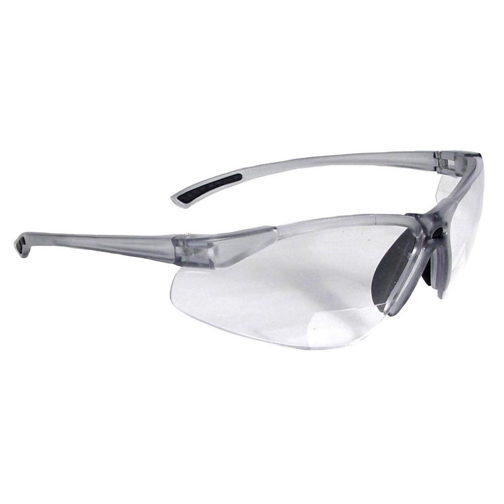 C2™ Bi-Focal Safety Eyewear - Smoke Frame - Clear Lens - 1.0 Diopter<span class=' ItemWarning' style='display:block;'>Item is usually in stock, but we&#39;ll be in touch if there&#39;s a problem<br /></span>