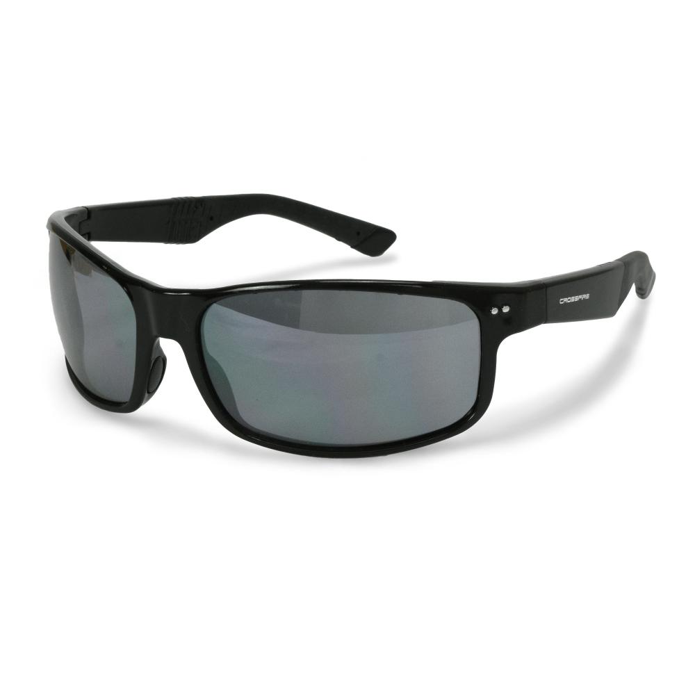 CK7™ Premium Safety Eyewear - Shiny Black Frame - Silver Mirror Lens<span class=' ItemWarning' style='display:block;'>Item is usually in stock, but we&#39;ll be in touch if there&#39;s a problem<br /></span>