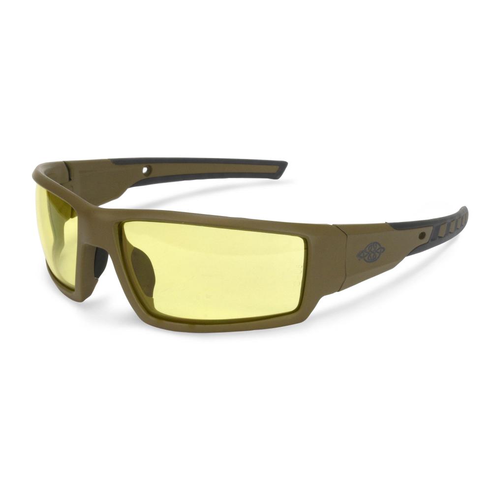 Cumulus Premium Safety Eyewear - Tan SDE Frame - HD Yellow Lens<span class=' ItemWarning' style='display:block;'>Item is usually in stock, but we&#39;ll be in touch if there&#39;s a problem<br /></span>