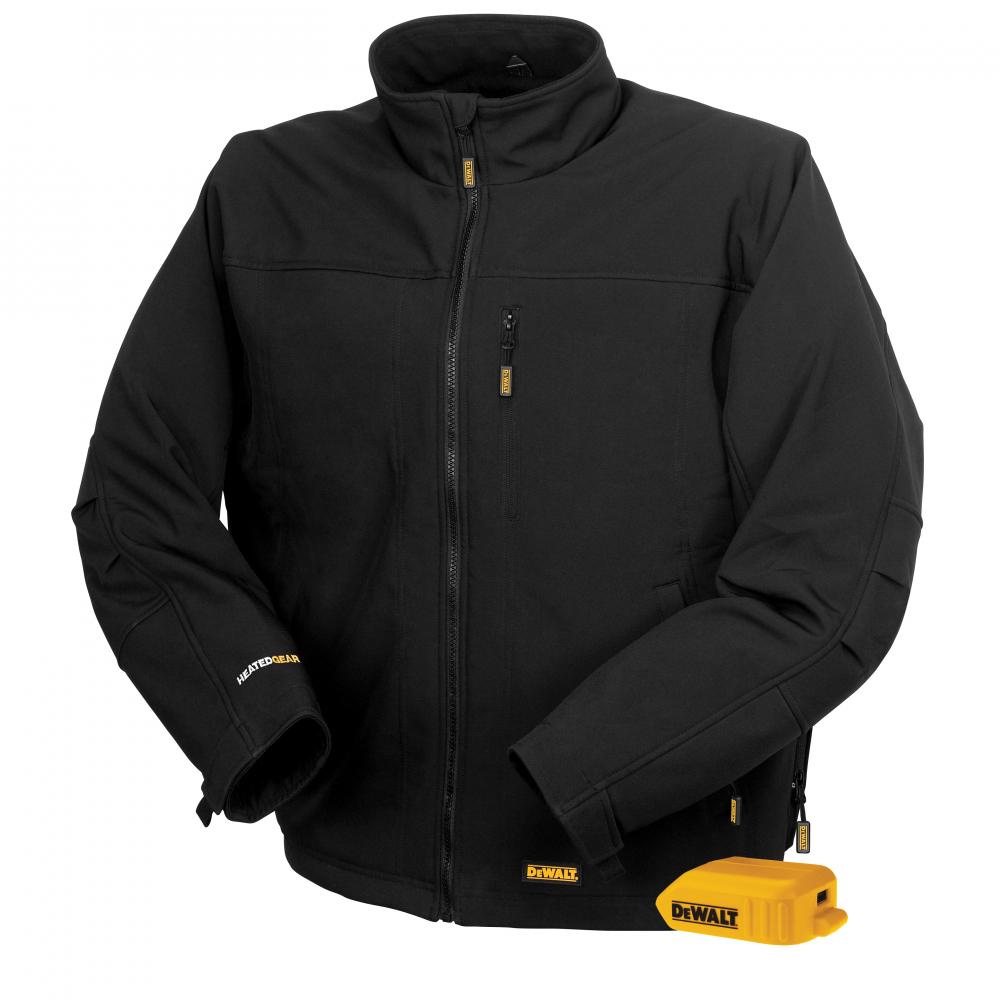 Men&#39;s Heated Soft Shell Jacket without Battery - Black - Size S<span class=' ItemWarning' style='display:block;'>Item is usually in stock, but we&#39;ll be in touch if there&#39;s a problem<br /></span>