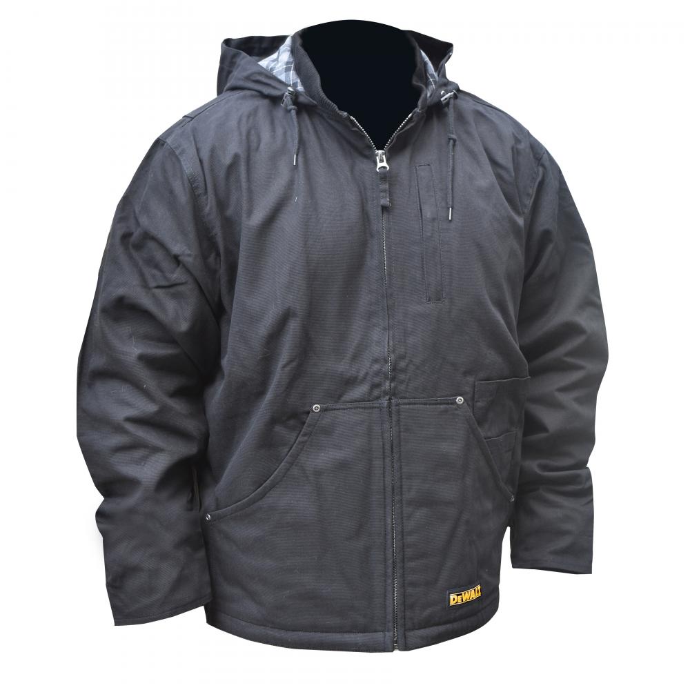 Men&#39;s Heated Heavy Duty Work Coat without Battery - Black - Size L<span class=' ItemWarning' style='display:block;'>Item is usually in stock, but we&#39;ll be in touch if there&#39;s a problem<br /></span>