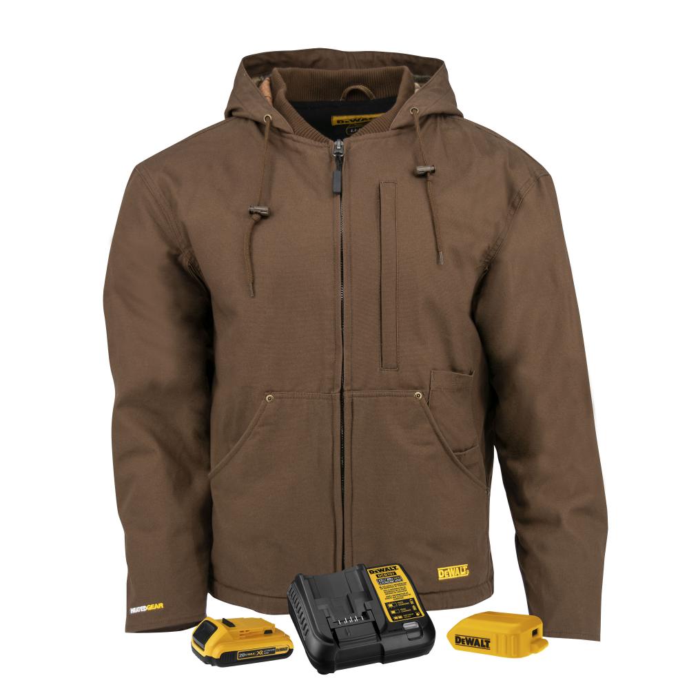 Men&#39;s Heated Coat Kitted - Tobacco - Size 2X<span class=' ItemWarning' style='display:block;'>Item is usually in stock, but we&#39;ll be in touch if there&#39;s a problem<br /></span>