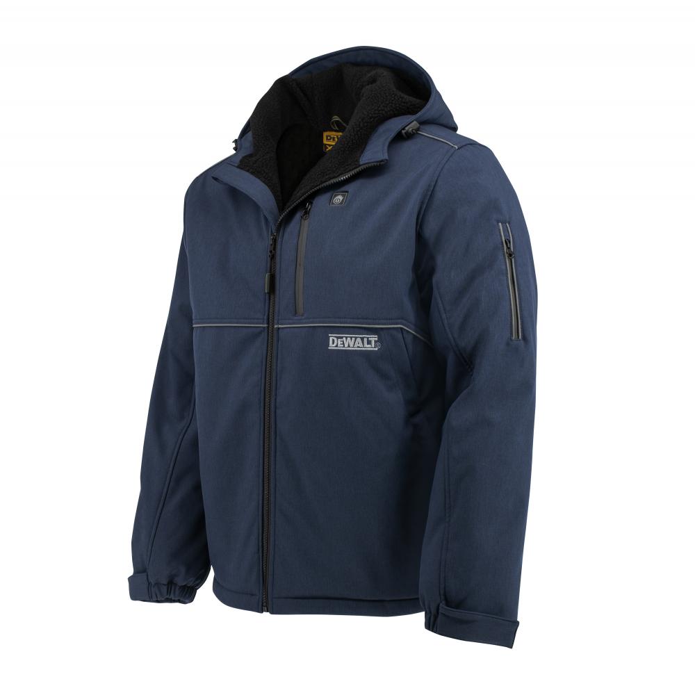 Men&#39;s Heated Soft Shell Jacket with Sherpa Lining Kitted - Navy - Size 2X<span class=' ItemWarning' style='display:block;'>Item is usually in stock, but we&#39;ll be in touch if there&#39;s a problem<br /></span>