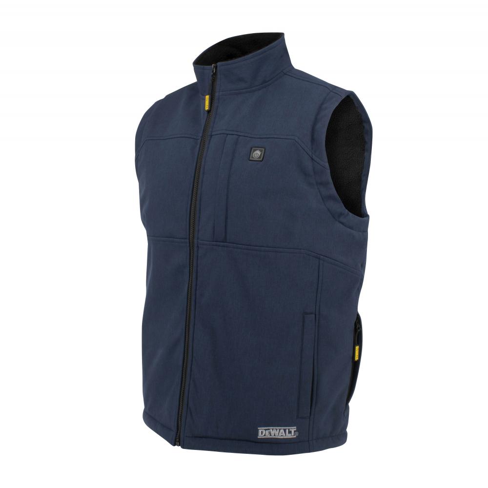 Men&#39;s Heated Soft Shell Vest with Sherpa Lining - Navy - 2X<span class=' ItemWarning' style='display:block;'>Item is usually in stock, but we&#39;ll be in touch if there&#39;s a problem<br /></span>