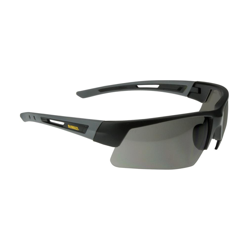 DPG100 Crosscut® Safety Glass - Black Frame - Smoke Lens<span class=' ItemWarning' style='display:block;'>Item is usually in stock, but we&#39;ll be in touch if there&#39;s a problem<br /></span>