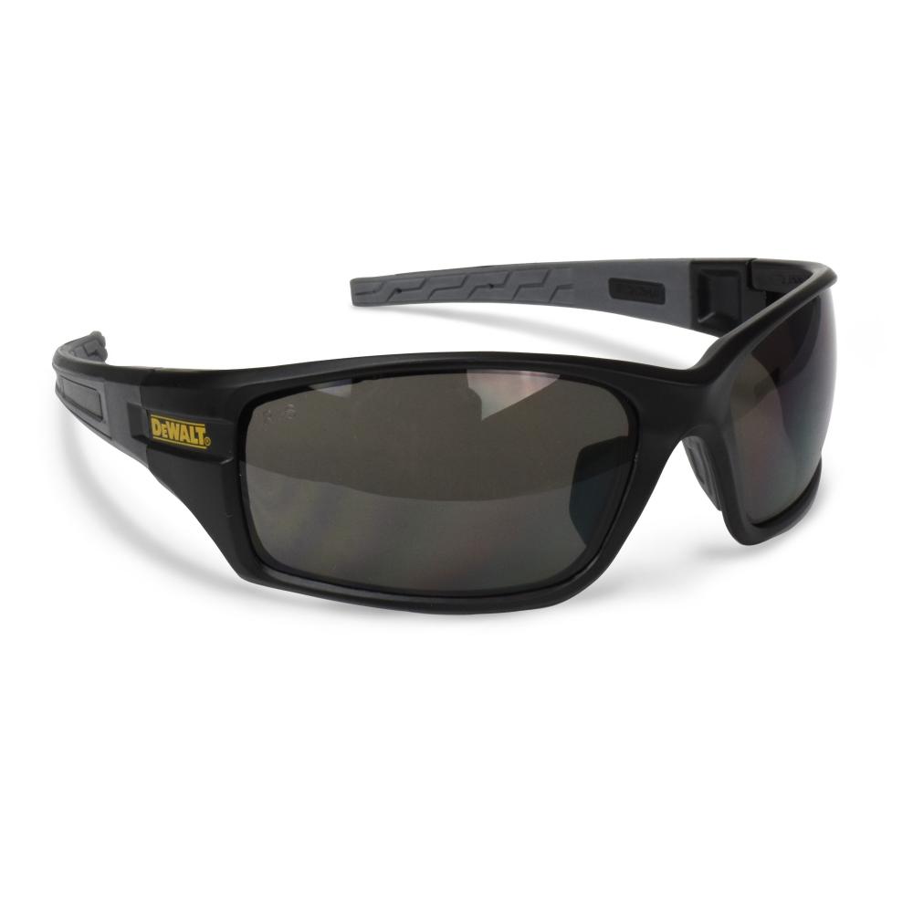 DPG101 Auger® Safety Glass - Black Frame - Smoke Lens<span class=' ItemWarning' style='display:block;'>Item is usually in stock, but we&#39;ll be in touch if there&#39;s a problem<br /></span>