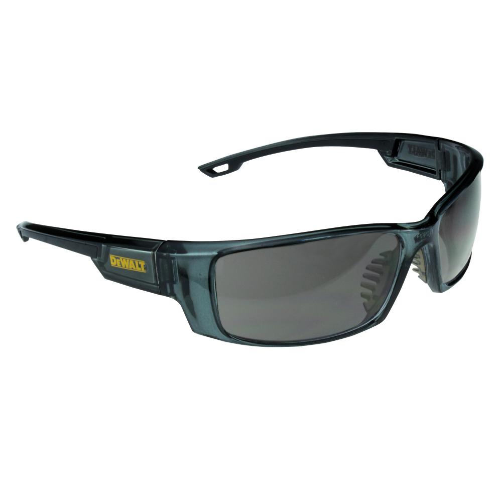 DPG104 Excavator™ Safety Glass - Black Frame - Smoke Lens<span class=' ItemWarning' style='display:block;'>Item is usually in stock, but we&#39;ll be in touch if there&#39;s a problem<br /></span>