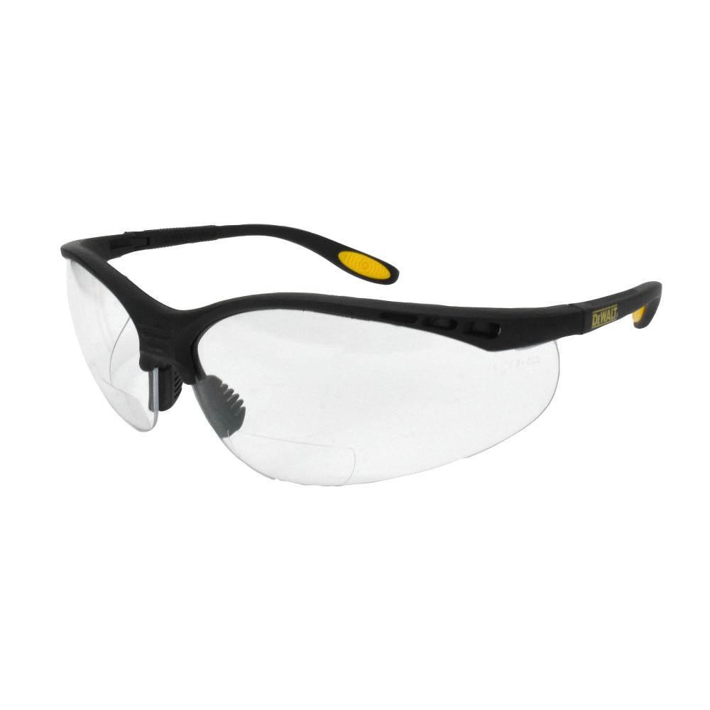 DPG59 Reinforcer RX™ Safety Glass - Black Frame - Clear Lens - 1.5 Diopter<span class=' ItemWarning' style='display:block;'>Item is usually in stock, but we&#39;ll be in touch if there&#39;s a problem<br /></span>