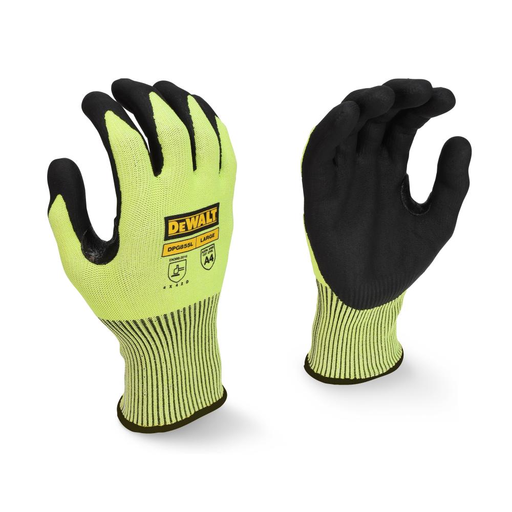 DPG855T Hi-Vis HPPE Fiberglass Cut Glove - Size XL - Tagged<span class=' ItemWarning' style='display:block;'>Item is usually in stock, but we&#39;ll be in touch if there&#39;s a problem<br /></span>