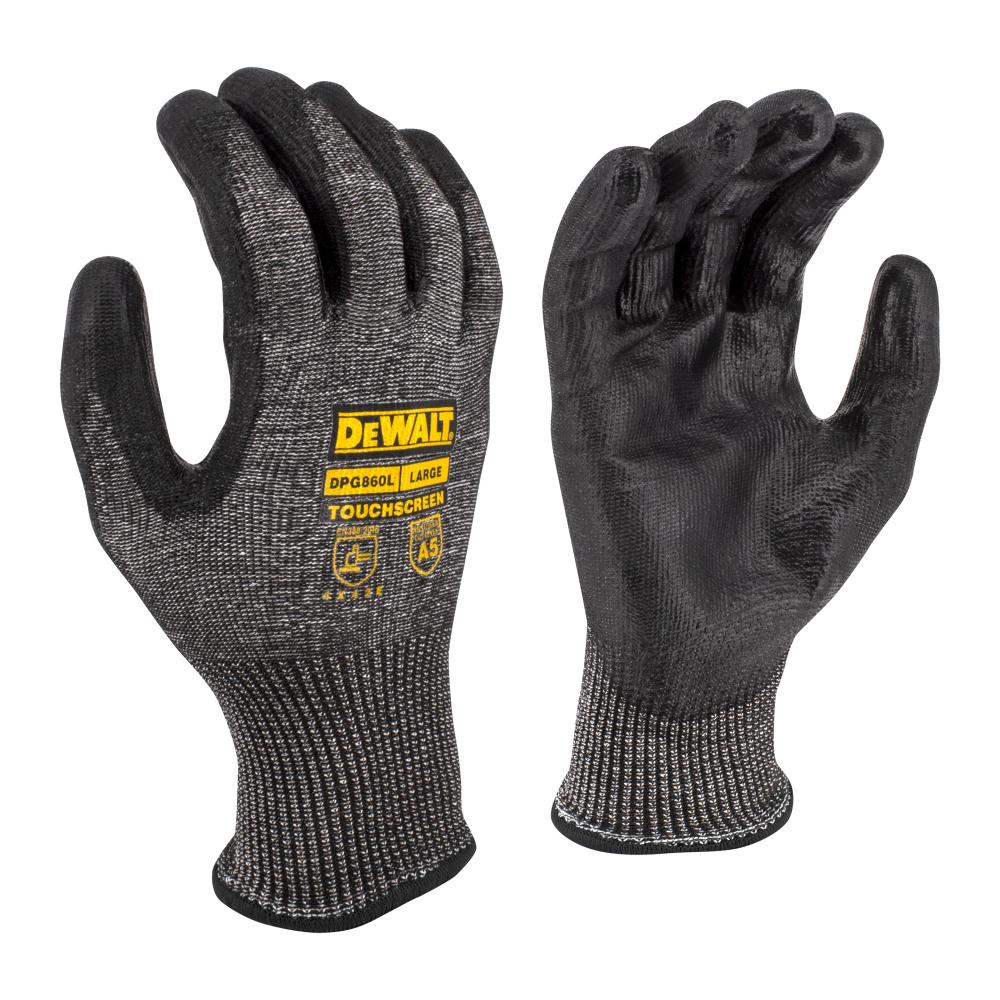 DPG860 Cut Protection Level A5 PU Touchscreen Glove - Size XS<span class=' ItemWarning' style='display:block;'>Item is usually in stock, but we&#39;ll be in touch if there&#39;s a problem<br /></span>