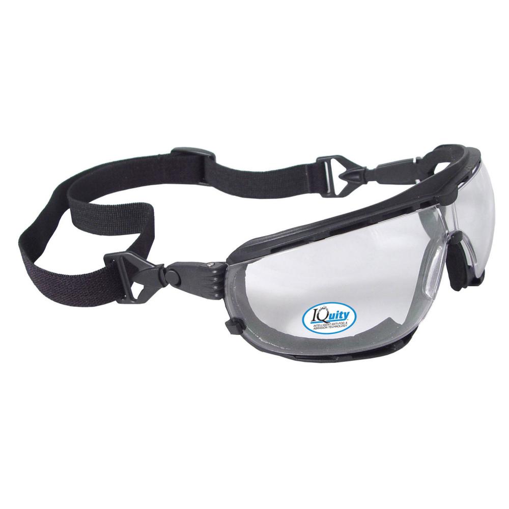 Dagger™ IQ - IQUITY™ Anti-Fog Foam Lined Safety Goggle - Black Frame - Clear IQ Anti-Fog Lens<span class=' ItemWarning' style='display:block;'>Item is usually in stock, but we&#39;ll be in touch if there&#39;s a problem<br /></span>